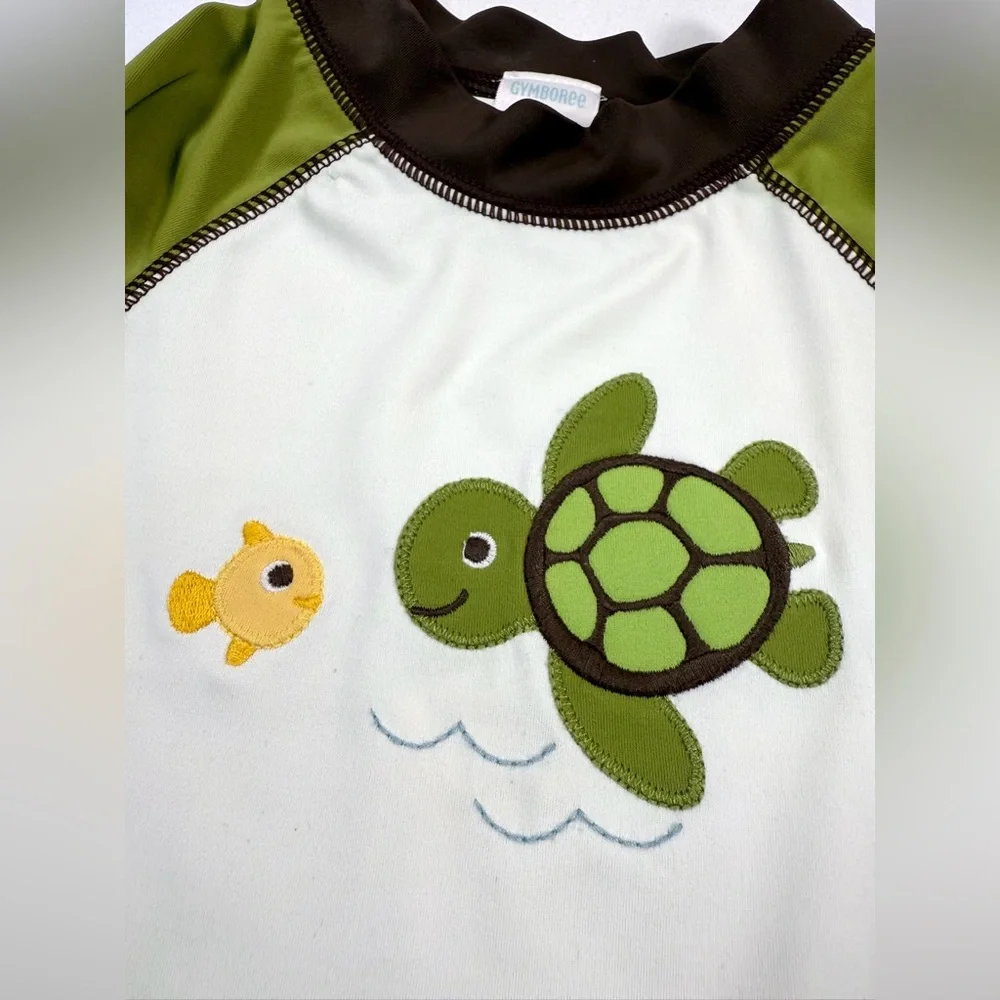 GYMBOREE Baby Boys’ Splish Splash Line Fish & Turtle Rashguard Swimwear‎ 18-24M